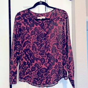 Loft size MP blouse in EUC